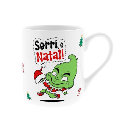 Caneca de Natal - Sorri é Natal - Papelaria Encantada