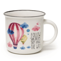Caneca Legami - Balão ar quente - Papelaria Encantada