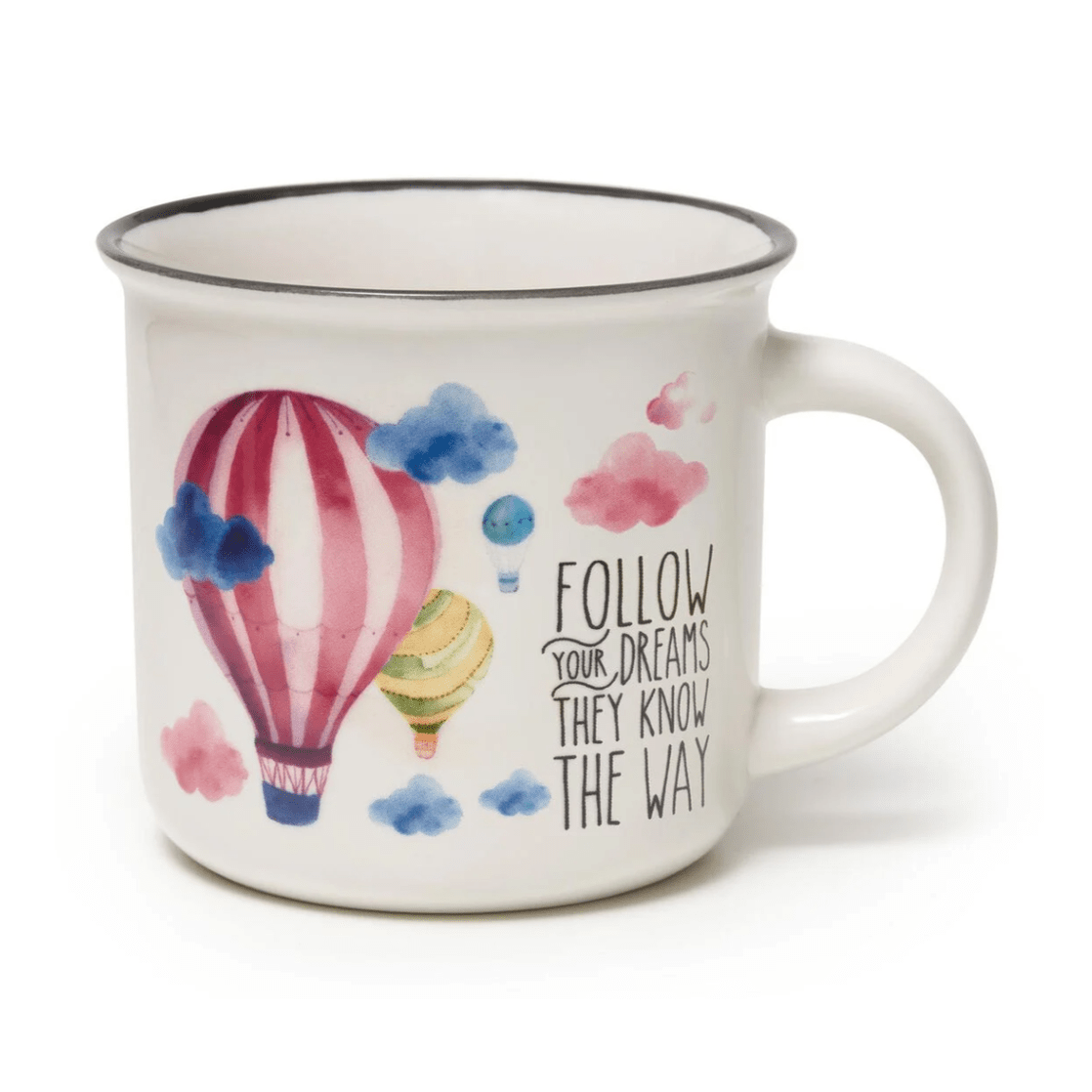 Caneca Legami - Balão ar quente - Papelaria Encantada