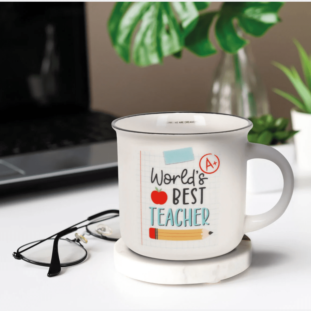 Caneca Legami - World best teacher - Papelaria Encantada