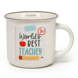 Caneca Legami - World best teacher - Papelaria Encantada