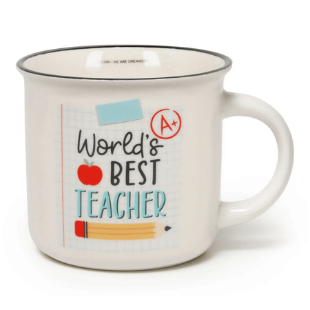 Caneca Legami - World best teacher - Papelaria Encantada