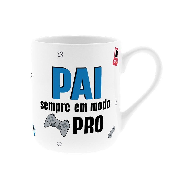 Caneca + Meias - Pai sempre em modo Pro - Papelaria Encantada