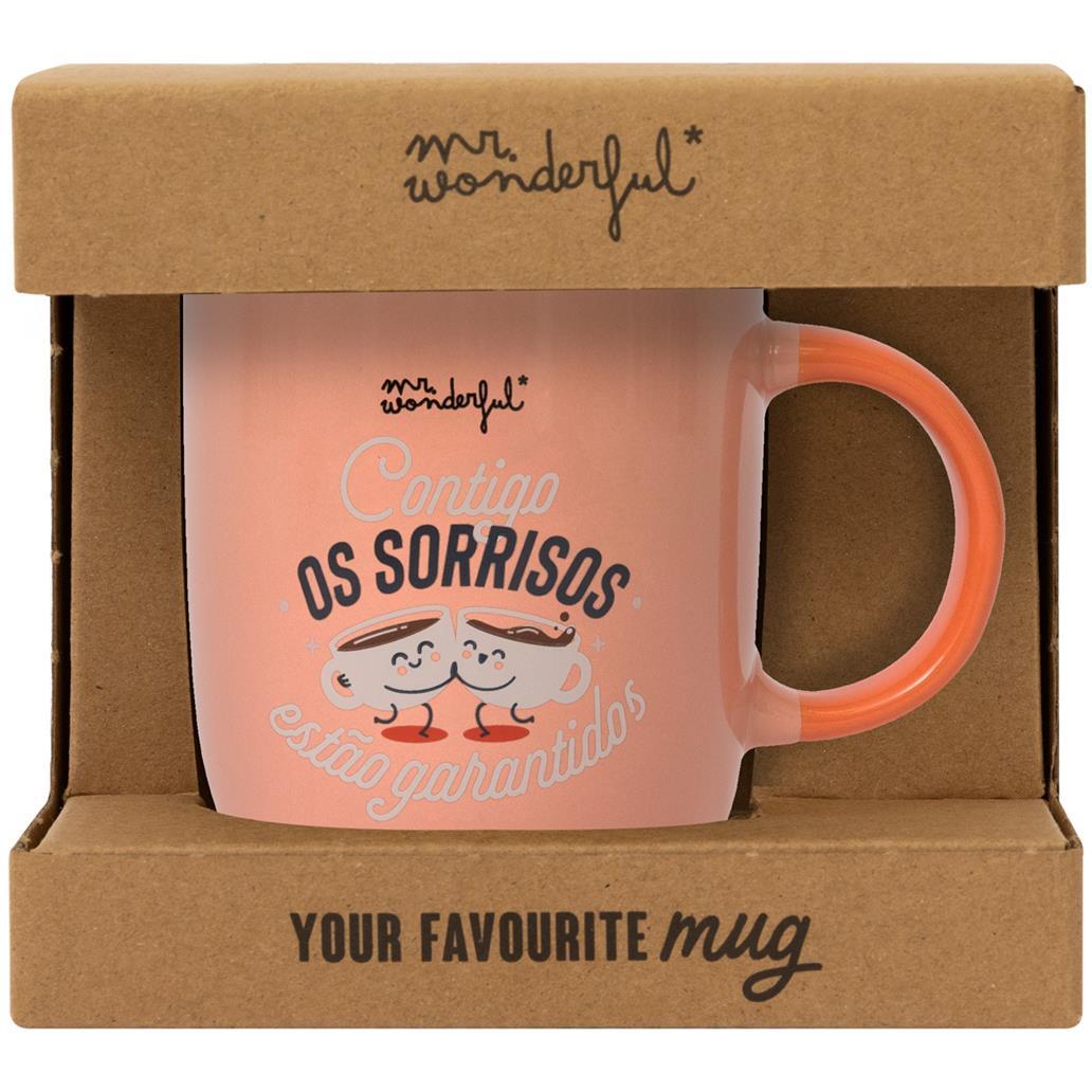 Caneca Mr. Wonderful - Contigo, os sorrisos estão garantidos - Papelaria Encantada