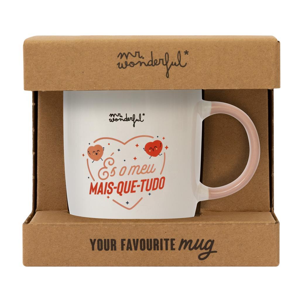 Caneca Mr. Wonderful - És o meu mais-que-tudo - Papelaria Encantada