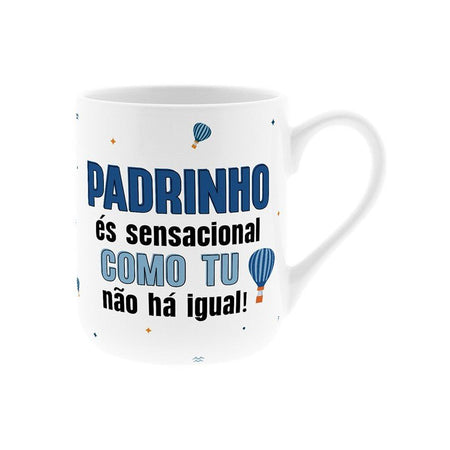 Caneca Padrinho és sensacional como tu não há igual - Papelaria Encantada