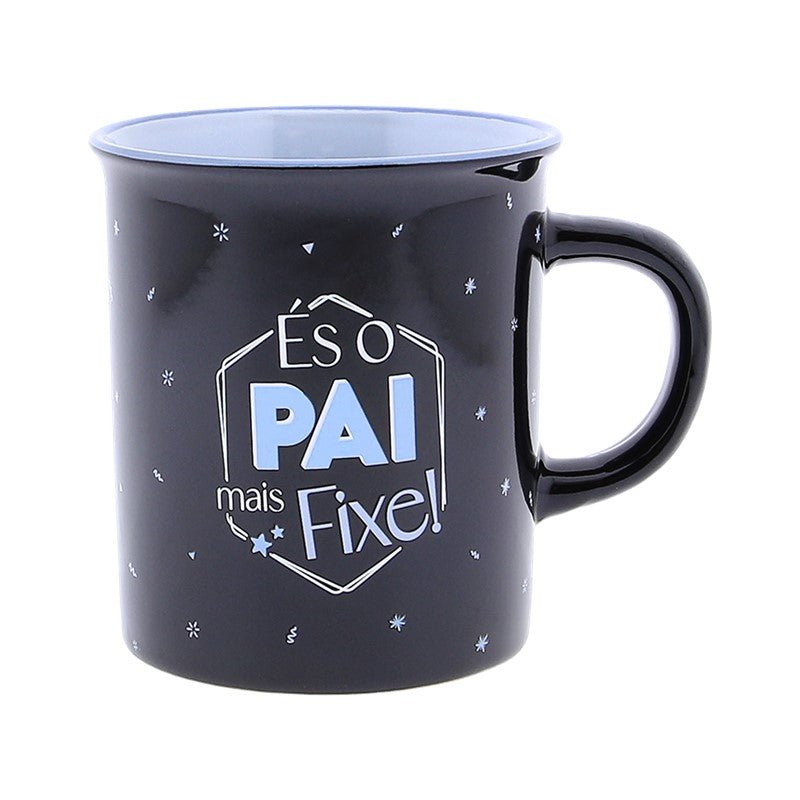 Caneca Vintage 400ML - És o Pai mais fixe - Papelaria Encantada