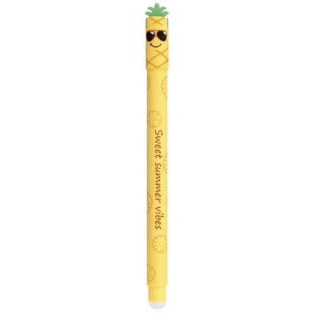 Caneta apagável Ananás Edição summer Eberhard Faber - Papelaria Encantada