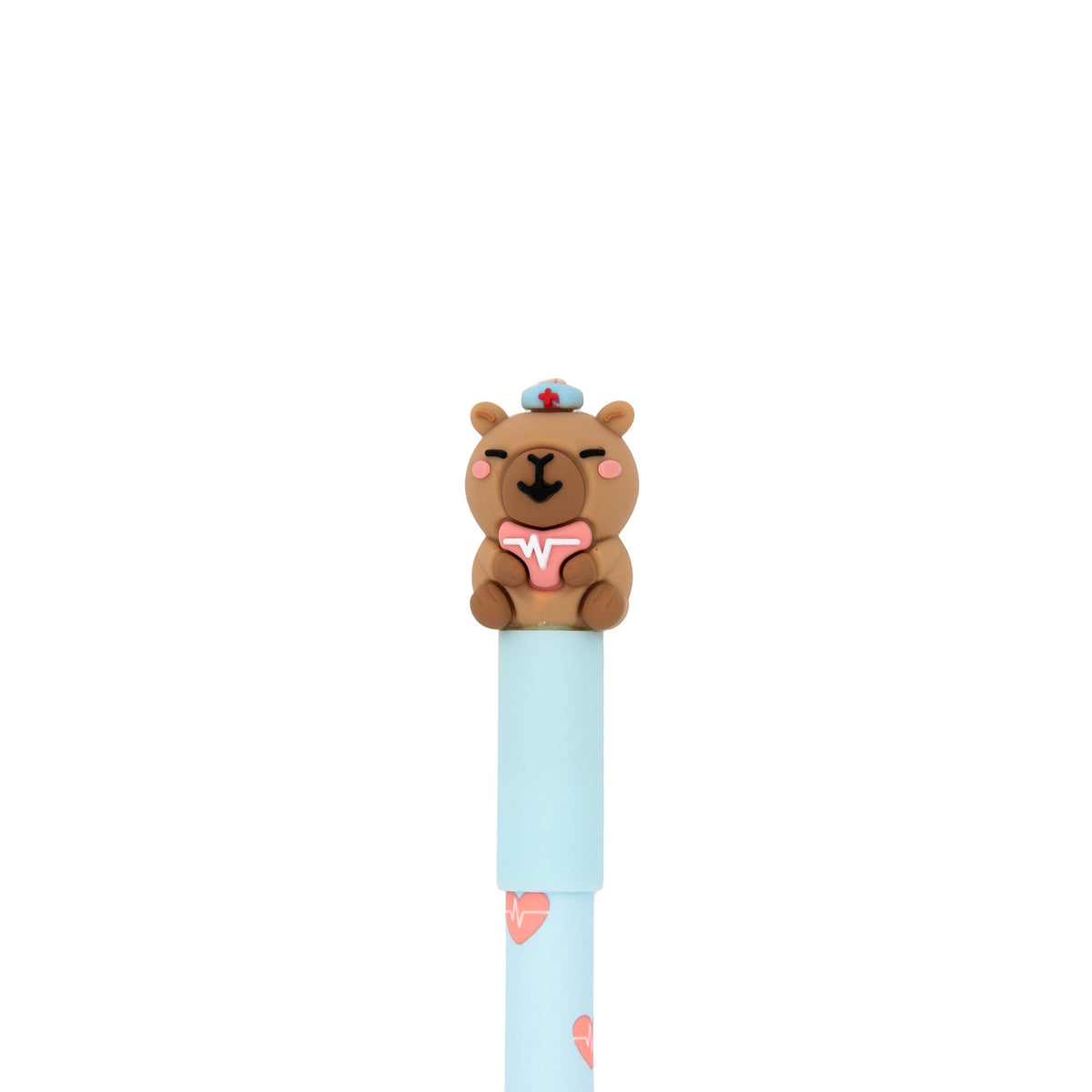 Caneta apagável Bo-Bo - Capivara coração - Mr. Wonderful - Papelaria Encantada