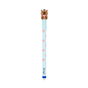Caneta apagável Bo-Bo - Capivara coração - Mr. Wonderful - Papelaria Encantada