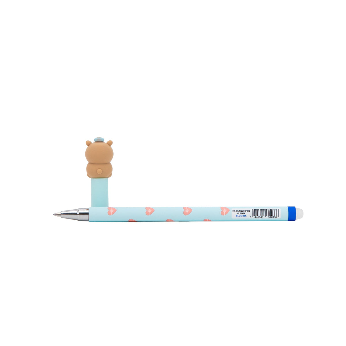 Caneta apagável Bo-Bo - Capivara coração - Mr. Wonderful - Papelaria Encantada