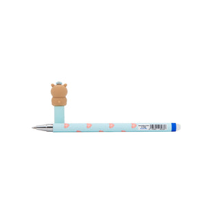 Caneta apagável Bo-Bo - Capivara coração - Mr. Wonderful - Papelaria Encantada