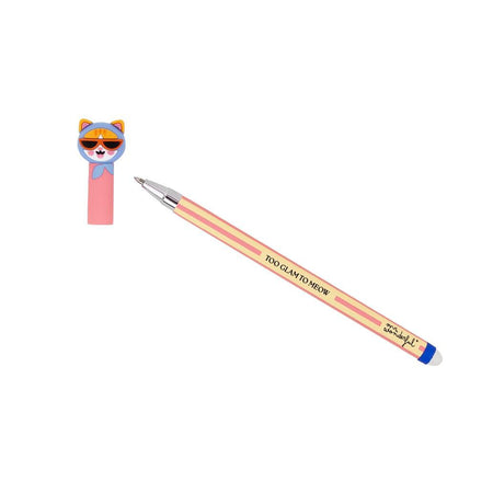 Caneta apagável Bo - Bo Gato - Too glam to meow Mr. Wonderful - Papelaria Encantada