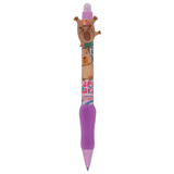 Caneta Apagavel Capivara Verão Roxo - Papelaria Encantada