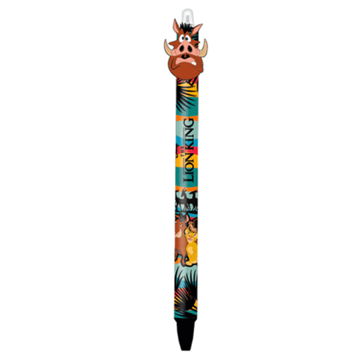 Caneta Apagavel click Rei Leão - Pumbaa - Papelaria Encantada