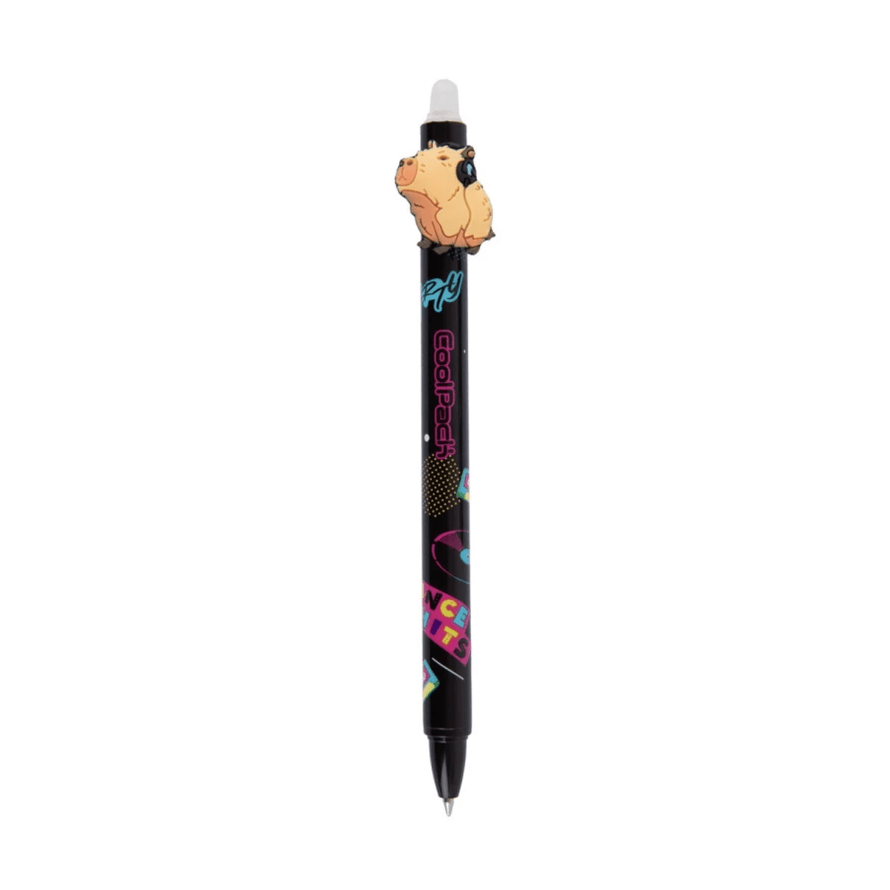 Caneta Apagável Cool Pack Capivara - Papelaria Encantada
