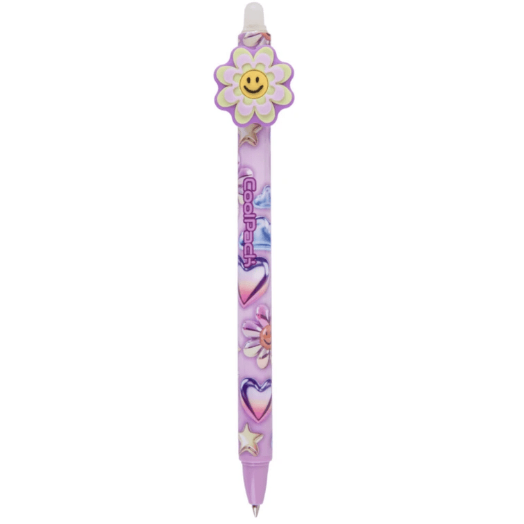Caneta Apagável Cool Pack Flor Smile - Papelaria Encantada