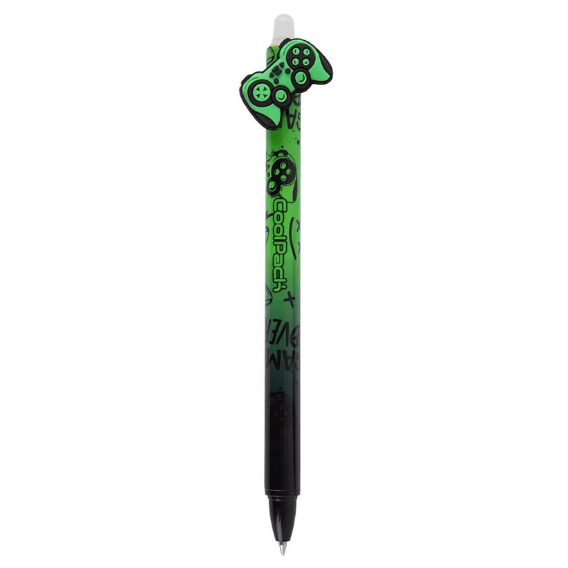 Caneta Apagável Cool Pack Gaming Verde - Papelaria Encantada