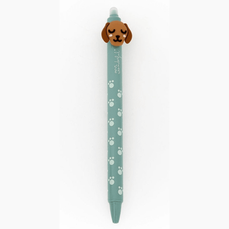 Caneta apagável e retrátil Cão Salsicha - Mr Wonderful - Papelaria Encantada