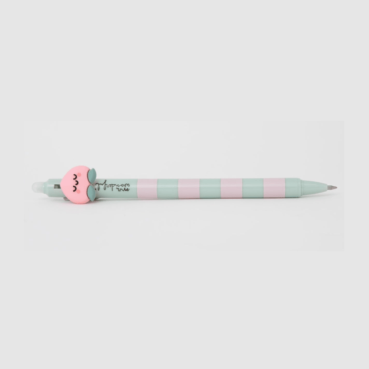 Caneta Apagável e retrátil Pêssego - Mr. Wonderful - Papelaria Encantada