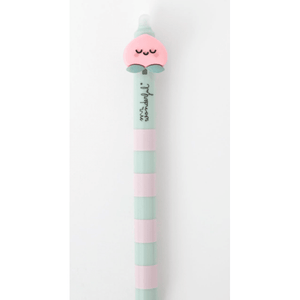 Caneta Apagável e retrátil Pêssego - Mr. Wonderful - Papelaria Encantada