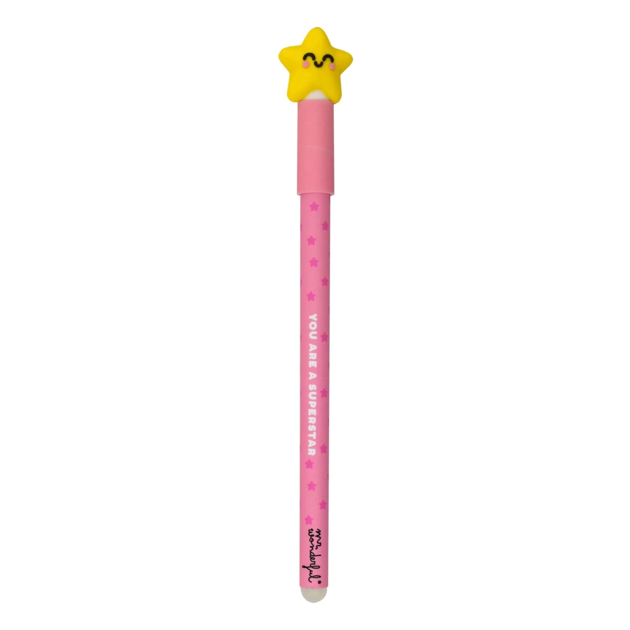 Caneta apagável Estrela Bo-Bo Mr.Wonderful - Papelaria Encantada