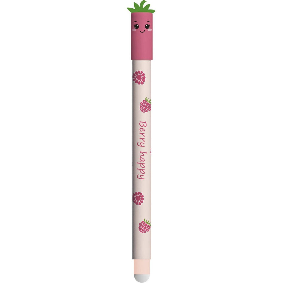 Caneta apagável Framboesa Eberhard Faber - Papelaria Encantada