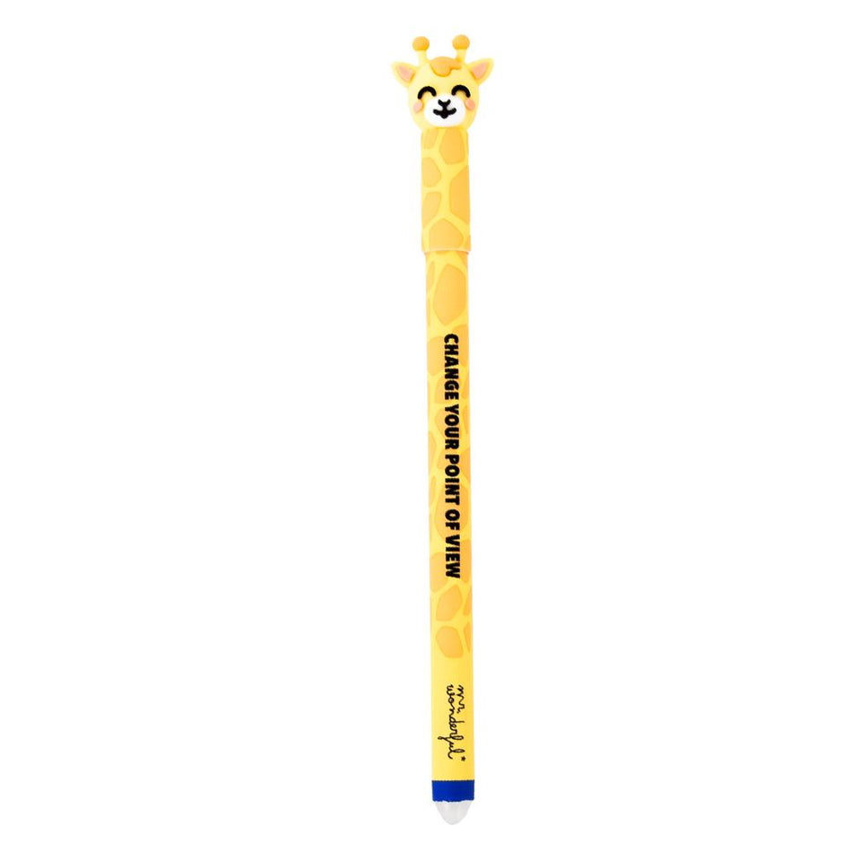 Caneta apagável Girafa Bo - Bo Mr.Wonderful - Papelaria Encantada
