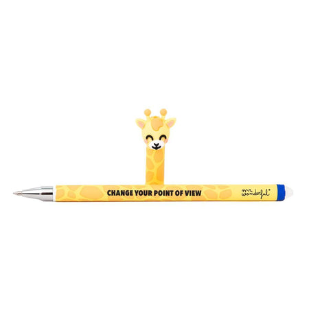 Caneta apagável Girafa Bo - Bo Mr.Wonderful - Papelaria Encantada