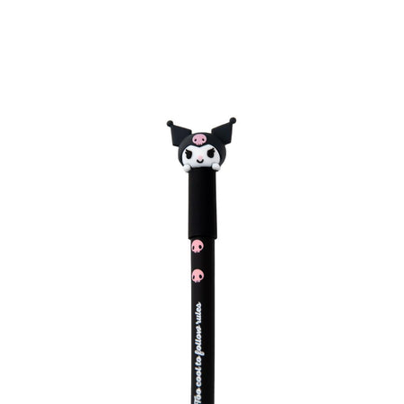 Caneta apagável (Hello kitty) Kuromi Preto Bo - Bo Mr.Wonderful - Papelaria Encantada