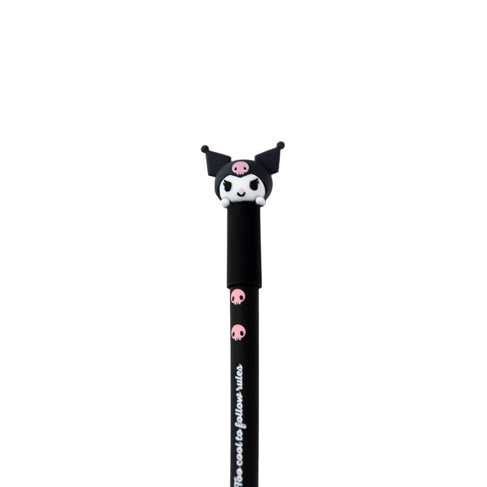 Caneta apagável (Hello kitty) Kuromi Preto Bo - Bo Mr.Wonderful - Papelaria Encantada