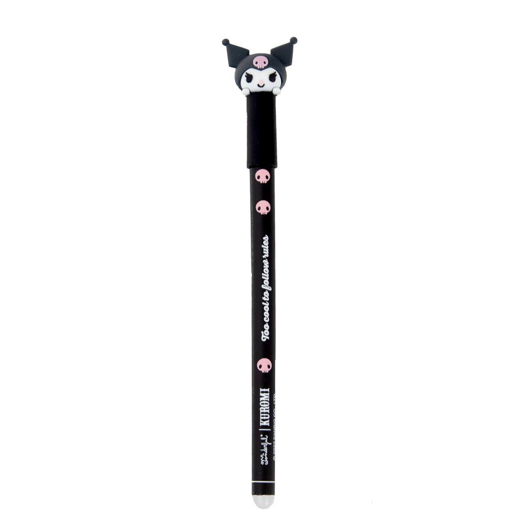 Caneta apagável (Hello kitty) Kuromi Preto Bo - Bo Mr.Wonderful - Papelaria Encantada