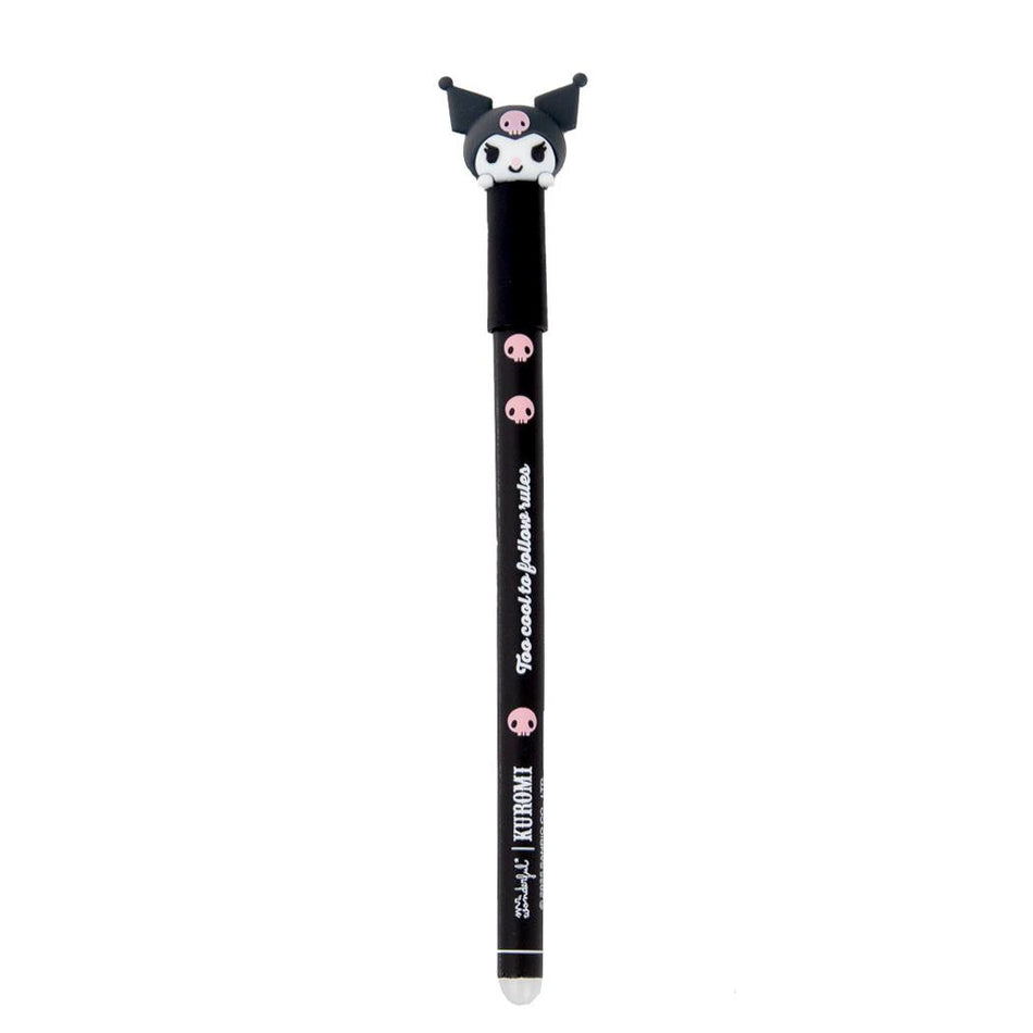 Caneta apagável (Hello kitty) Kuromi Preto Bo - Bo Mr.Wonderful - Papelaria Encantada