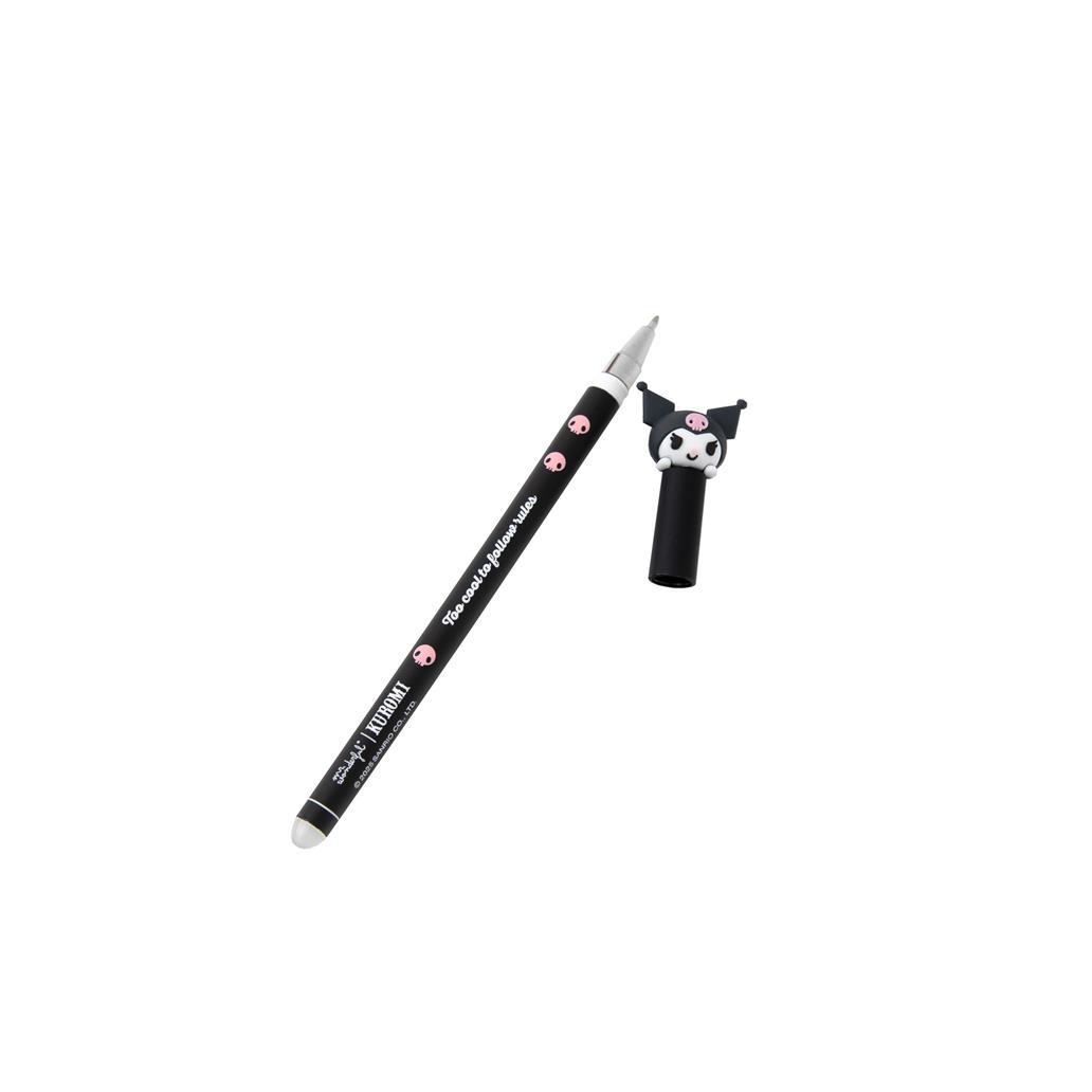 Caneta apagável (Hello kitty) Kuromi Preto Bo - Bo Mr.Wonderful - Papelaria Encantada