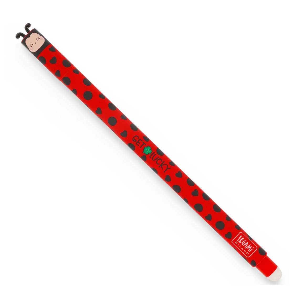 Caneta apagável Joaninha Legami - Papelaria Encantada