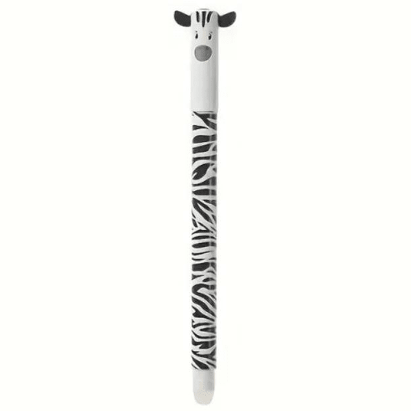 Caneta apagável Kekko Magic Animals - Zebra - Papelaria Encantada