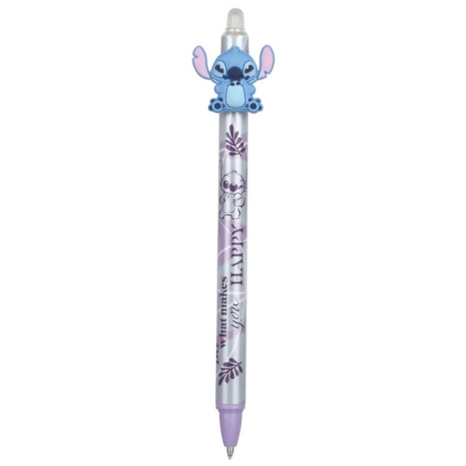 Caneta apagável Lilo & Stitch Do what makes you happy - Papelaria Encantada