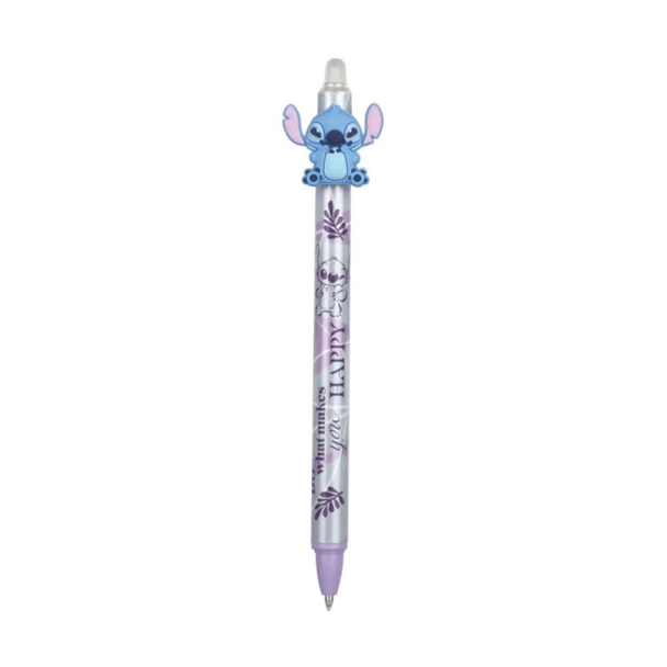 Caneta apagável Lilo & Stitch Do what makes you happy - Papelaria Encantada