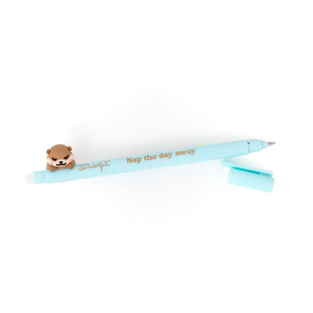 Caneta apagável Lontra Lazy Bo - bo - Nap the day away - Mr. Wonderful - Papelaria Encantada