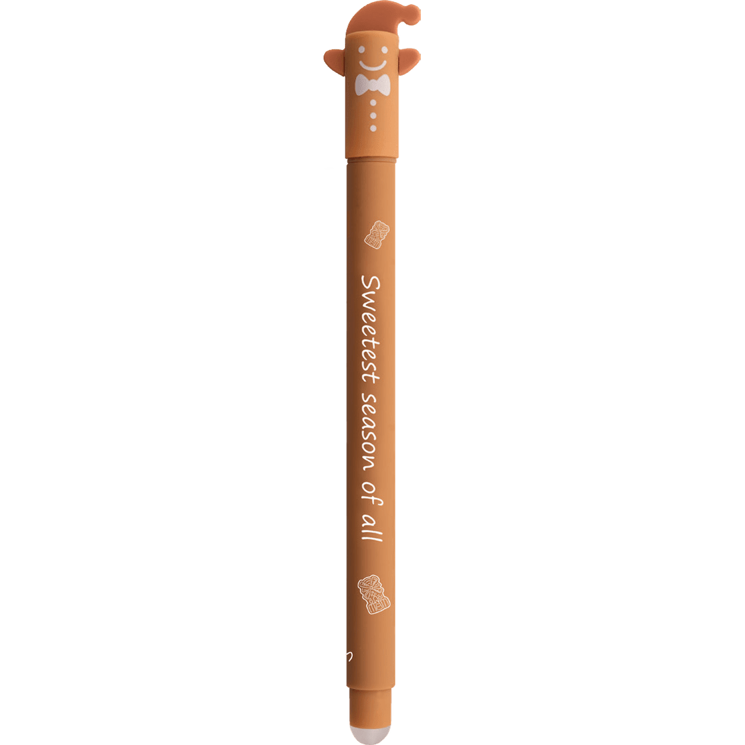 Caneta apagável natal Gengibre Eberhard - faber - Papelaria Encantada