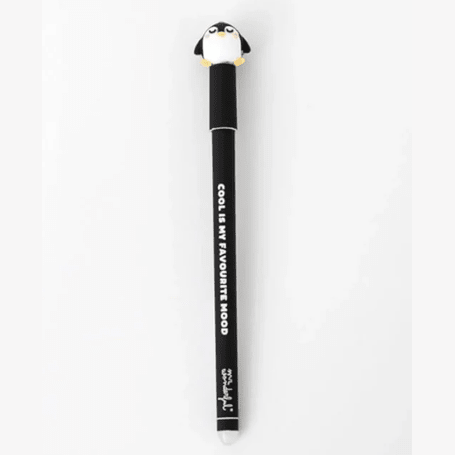Caneta apagável Pinguim Bo-Bo Mr.Wonderful - Papelaria Encantada