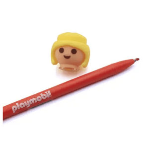 Caneta apagável Playmobil Menina - Papelaria Encantada