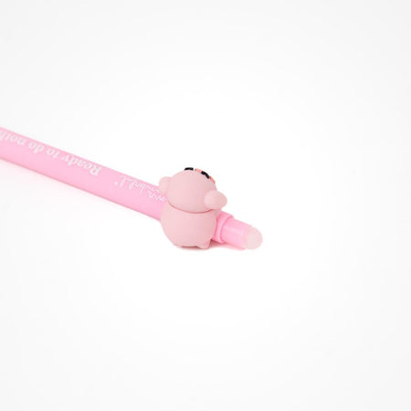 Caneta apagável Porco Lazy Bo - bo - Ready to do nothing - Mr. Wonderful - Papelaria Encantada