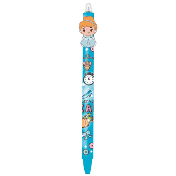 Caneta Apagável princesas disney Cinderela - Papelaria Encantada