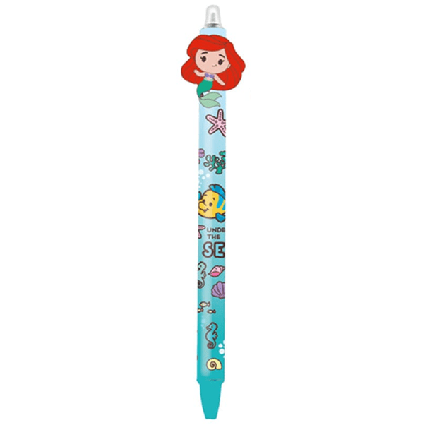 Caneta Apagável princesas disney Princesa Ariel - Papelaria Encantada