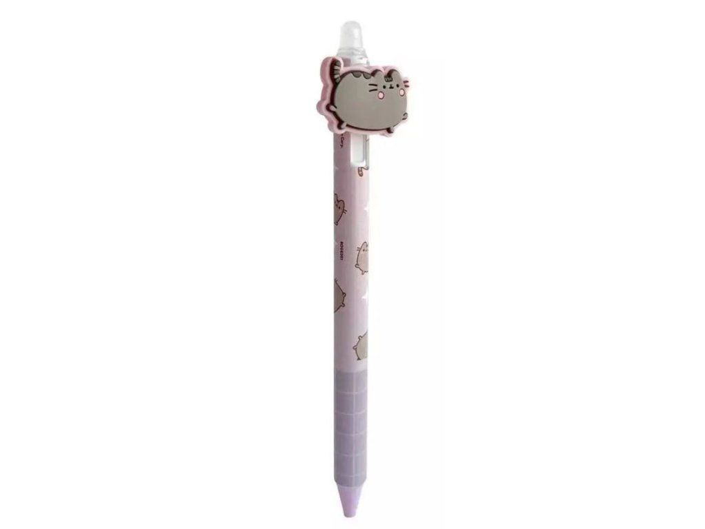 Caneta de gel apagável Pusheen Moments 1 rosa e lilás