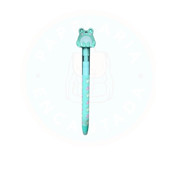 Caneta Apagável Sapo Rotativo - Papelaria Encantada