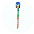 Caneta Apagável Sonic Verde Rotativo - Papelaria Encantada