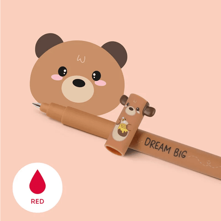 Caneta apagável Urso n.67 Legami - Nova versão - Papelaria Encantada