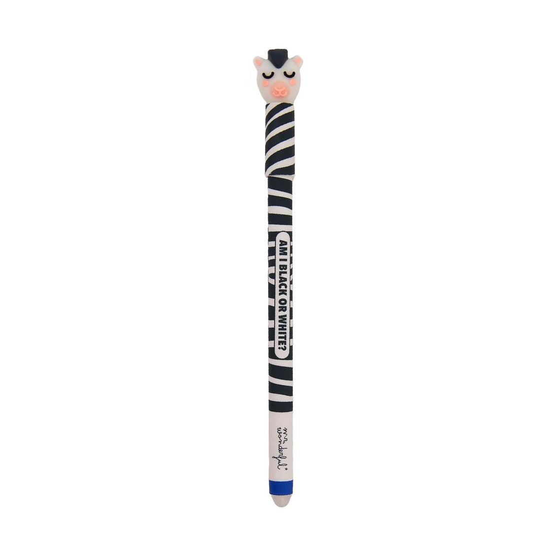 Caneta apagável Zebra Bo - Bo Mr.Wonderful - Papelaria Encantada